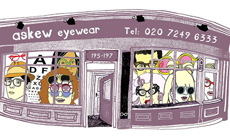 Askew Eyewear in Stoke Newington